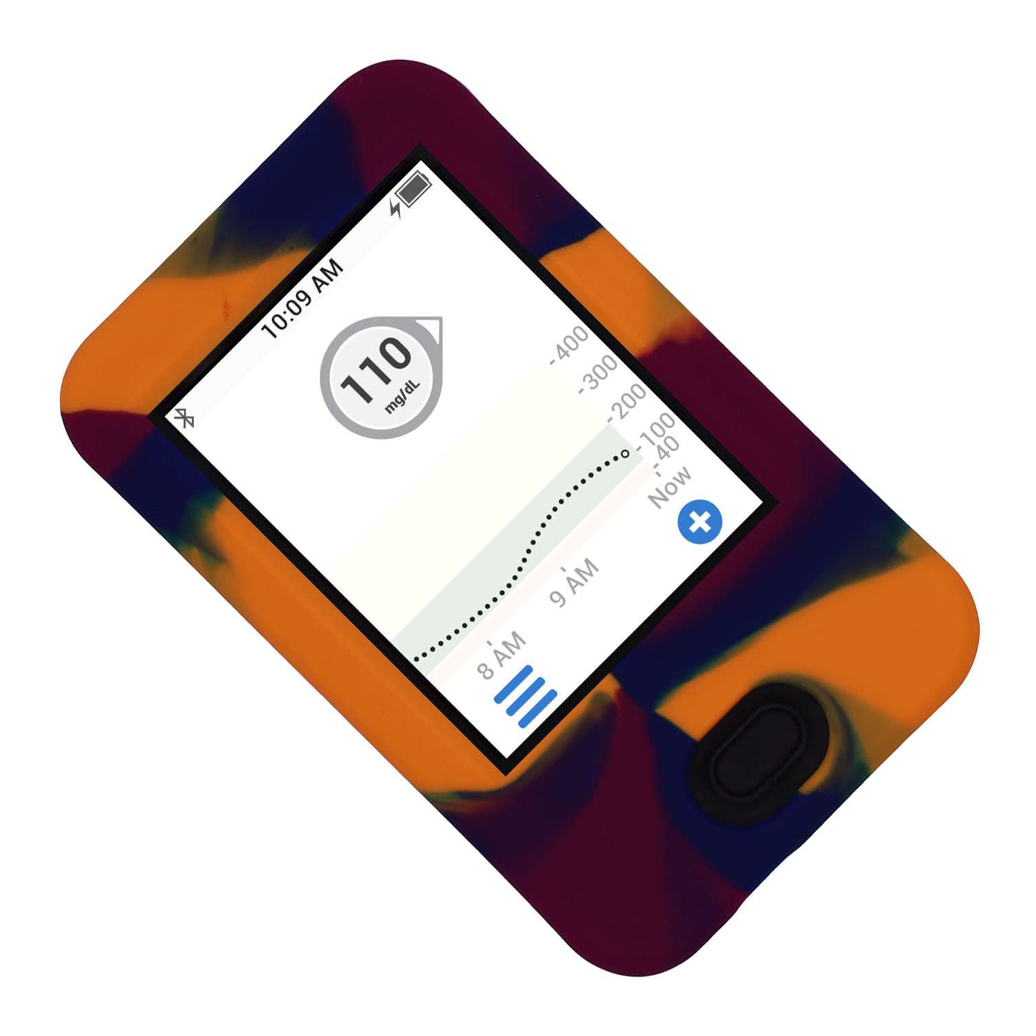 SNK SNK New Premium Silicone Case for Dexcom G6 Mobile CGM (Continuous Glucose Monitoring) (Mixed/PPORG)