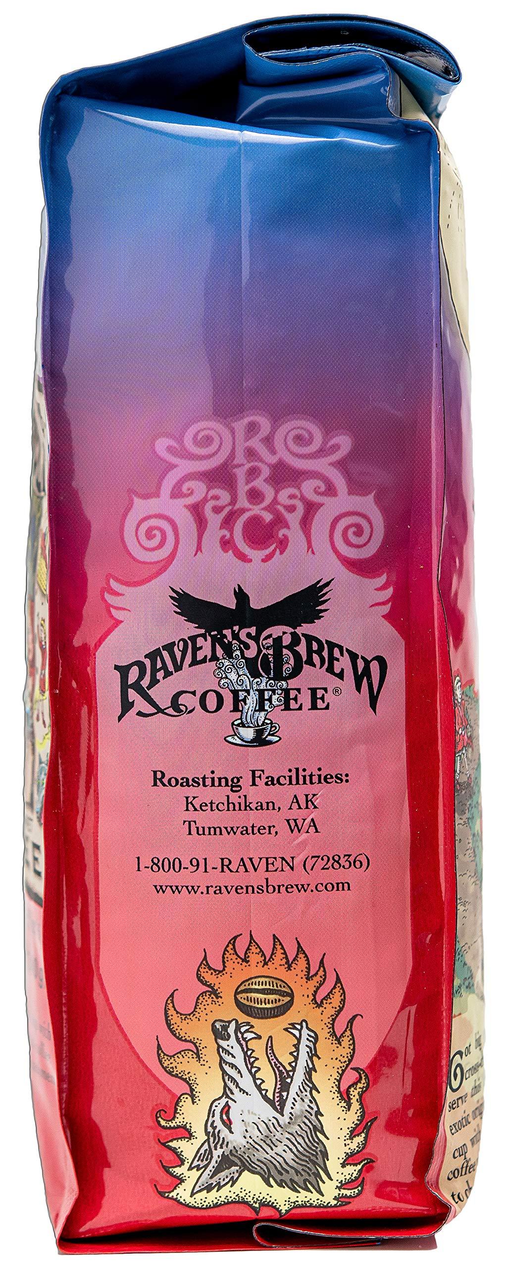 Raven's Brew Coffee Raven\'s Brew Coffee - Wicked Wolf - Dark Roast - 12 oz Ground - Full Body of Currant and Spice