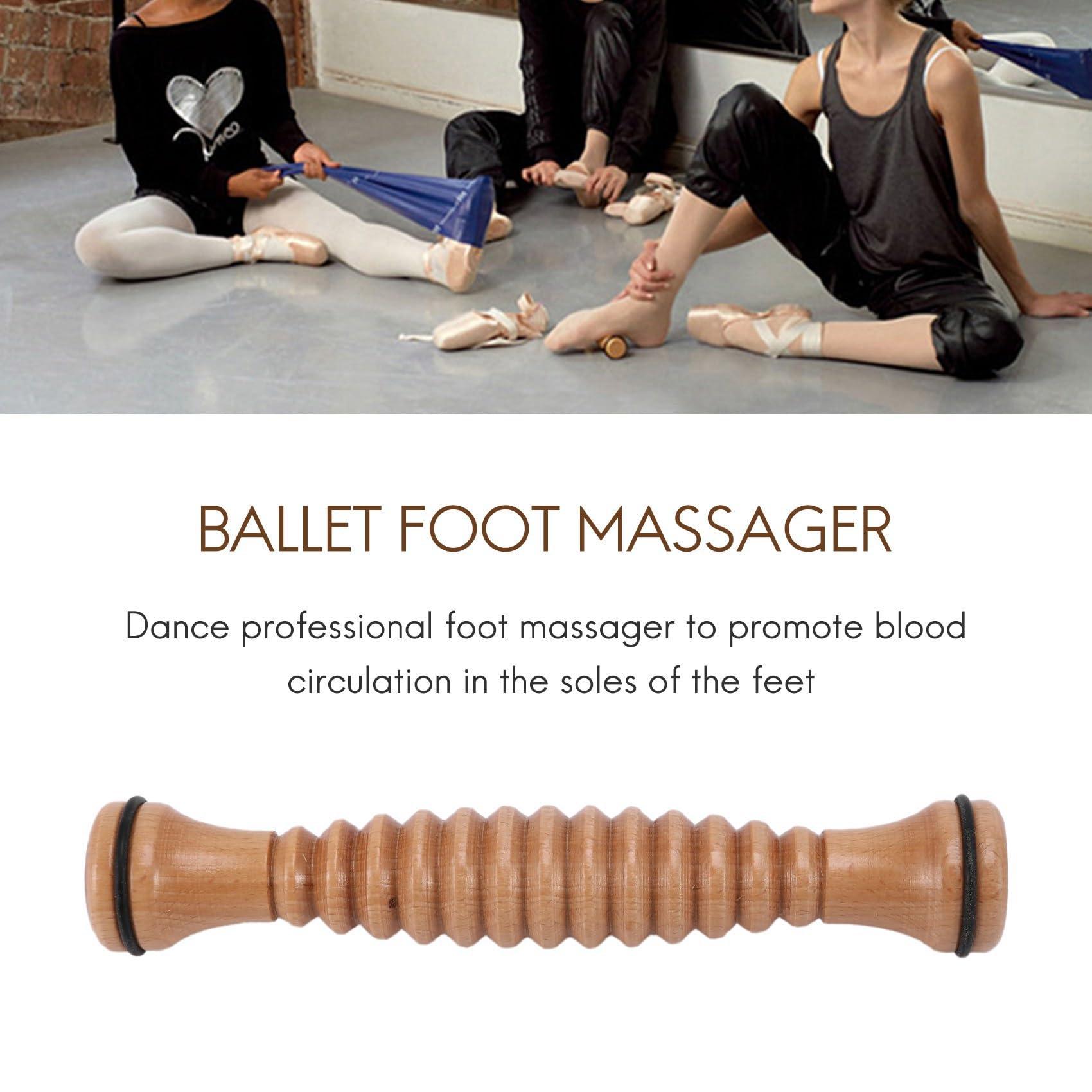 Soaying Soaying Ballet Foot Massager Instep Shaper Foot Roller Wooden Foot Roller Relaxation Pressure Reducer Solid