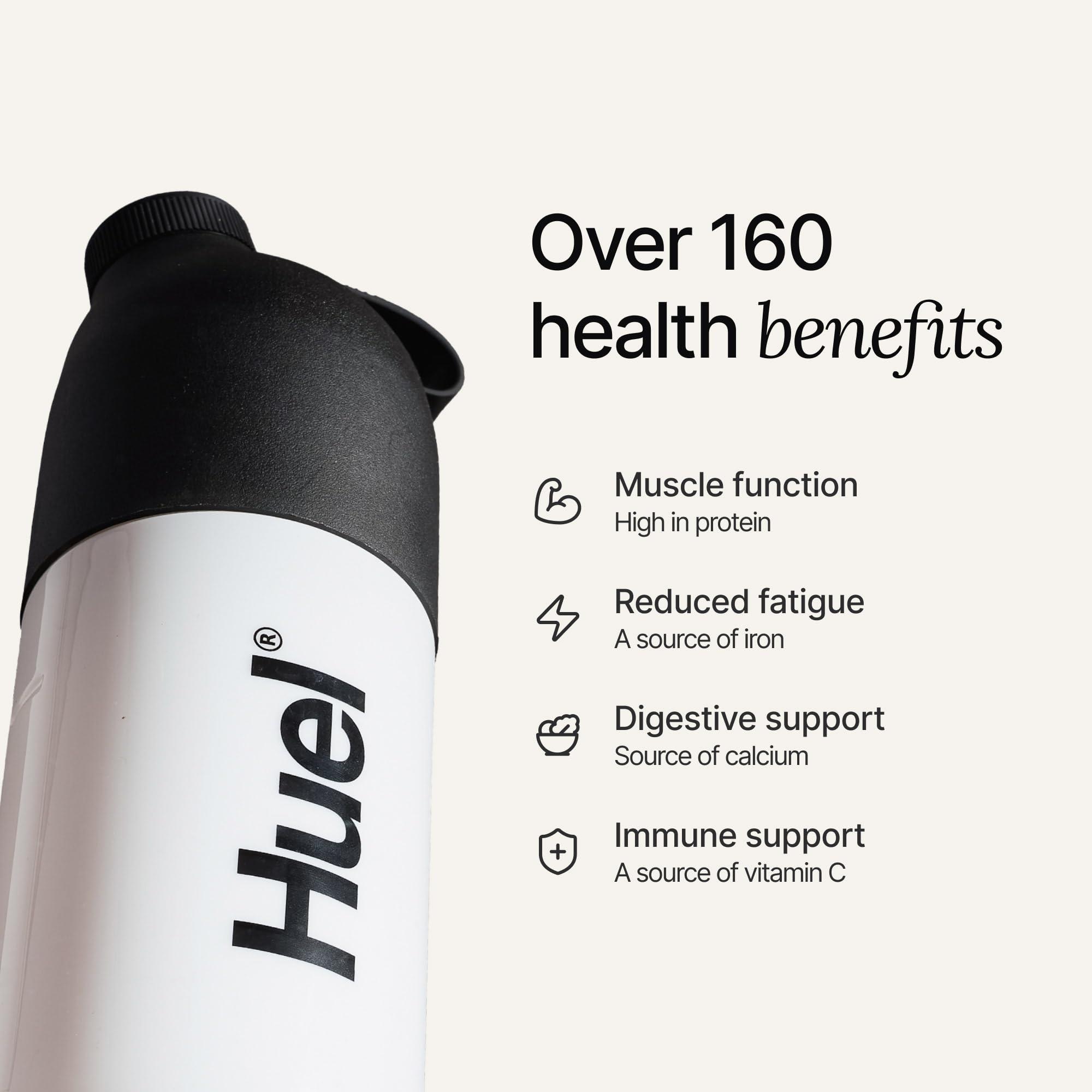 Huel Huel Black Edition | Chocolate 40g Vegan Protein Powder | Nutritionally Complete Meal | 27 Vitamins and Minerals, Gluten Free | 17 Servings | Scoop not included to reduce plastic