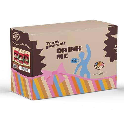 Crazy Cups Crazy Cups Flavored Ground Decaf Christmas Coffee, Decaffeinated White Christmas Coffee in 10 oz Bag, For Brewing Flavored Hot or Iced Coffee, (Pack of 3)