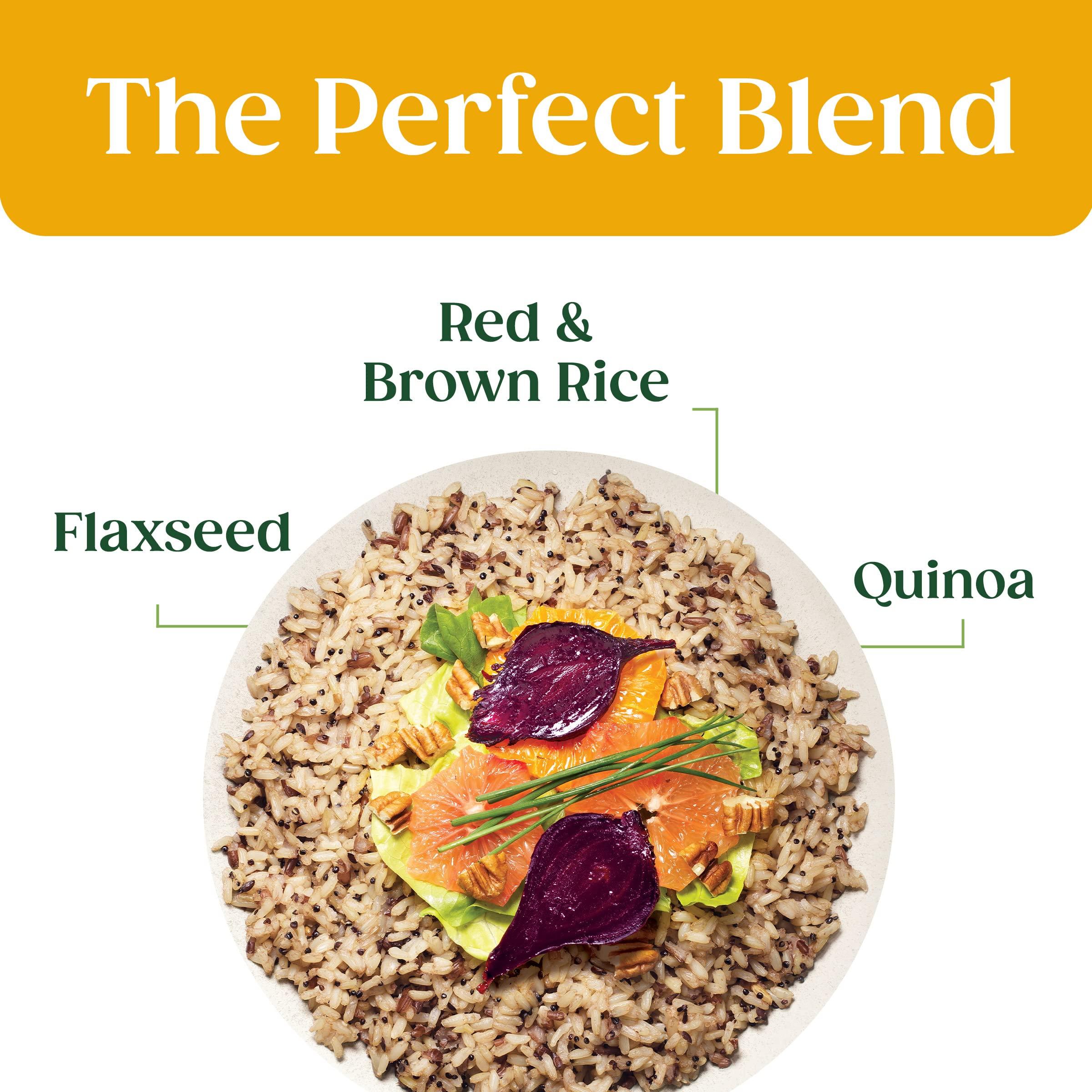 SEEDS OF CHANGE SEEDS OF CHANGE Organic Quinoa, Brown & Red Rice with Flaxseed, Organic Food, 8.5 OZ Pouch (Pack of 12)