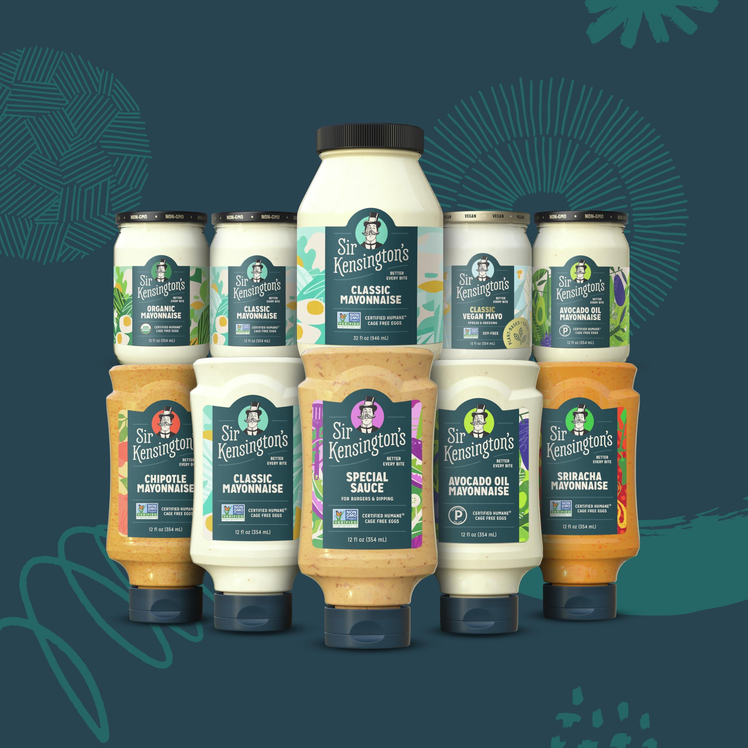 Sir Kensington's Sir Kensington's Mayonnaise Organic Mayo Gluten Free, Certified Humane Free Range Eggs, Shelf-Stable 12 oz