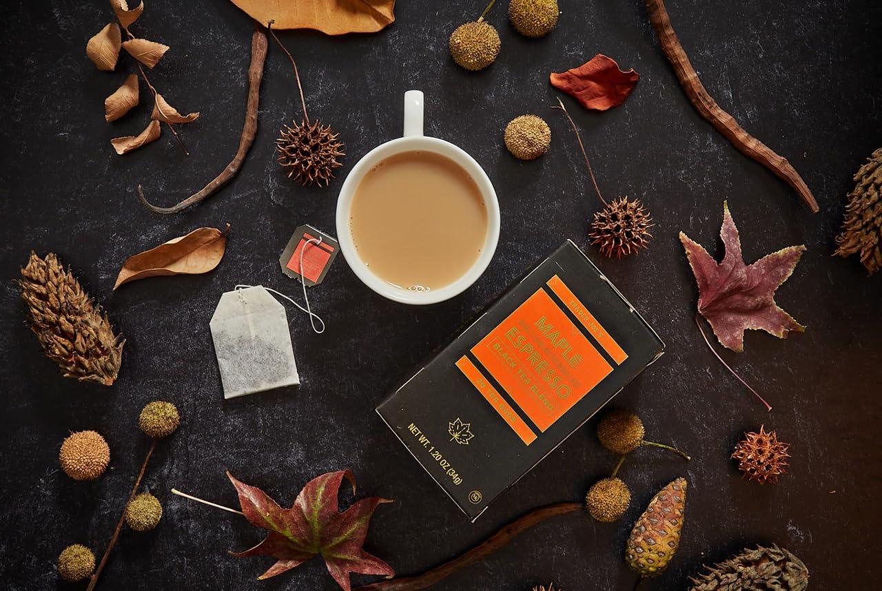 TJ's Trader Joes Maple Espresso Black Tea - 2-Pack (40 bags)