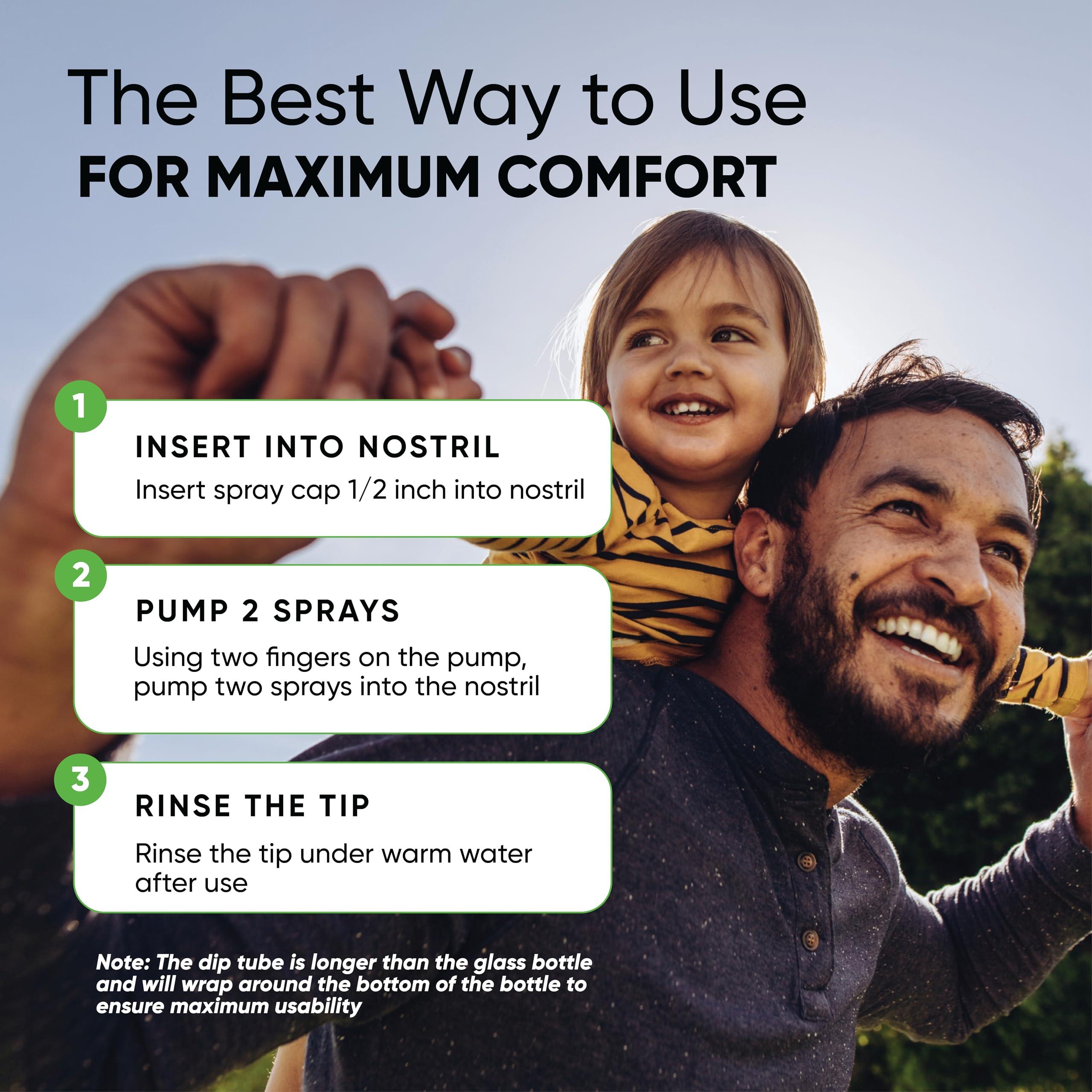 VIRALDINE VIRALDINE .5% Povidone-Iodine Nasal Spray, Gentle Relief Formula for Ages 7 & Up, Designed for Daily Congestion Relief, 100 Applications, 30ml, 1ct