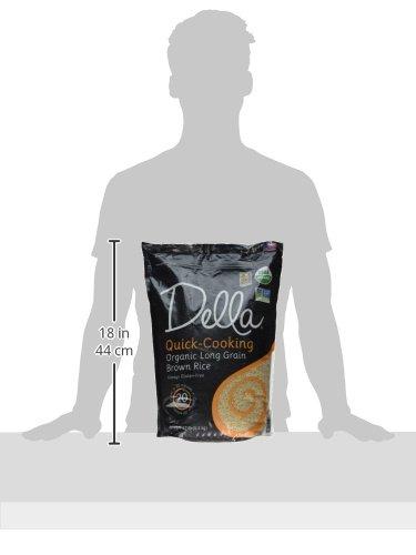 Della Della Organic Long Grain Brown Rice, 12 Pound