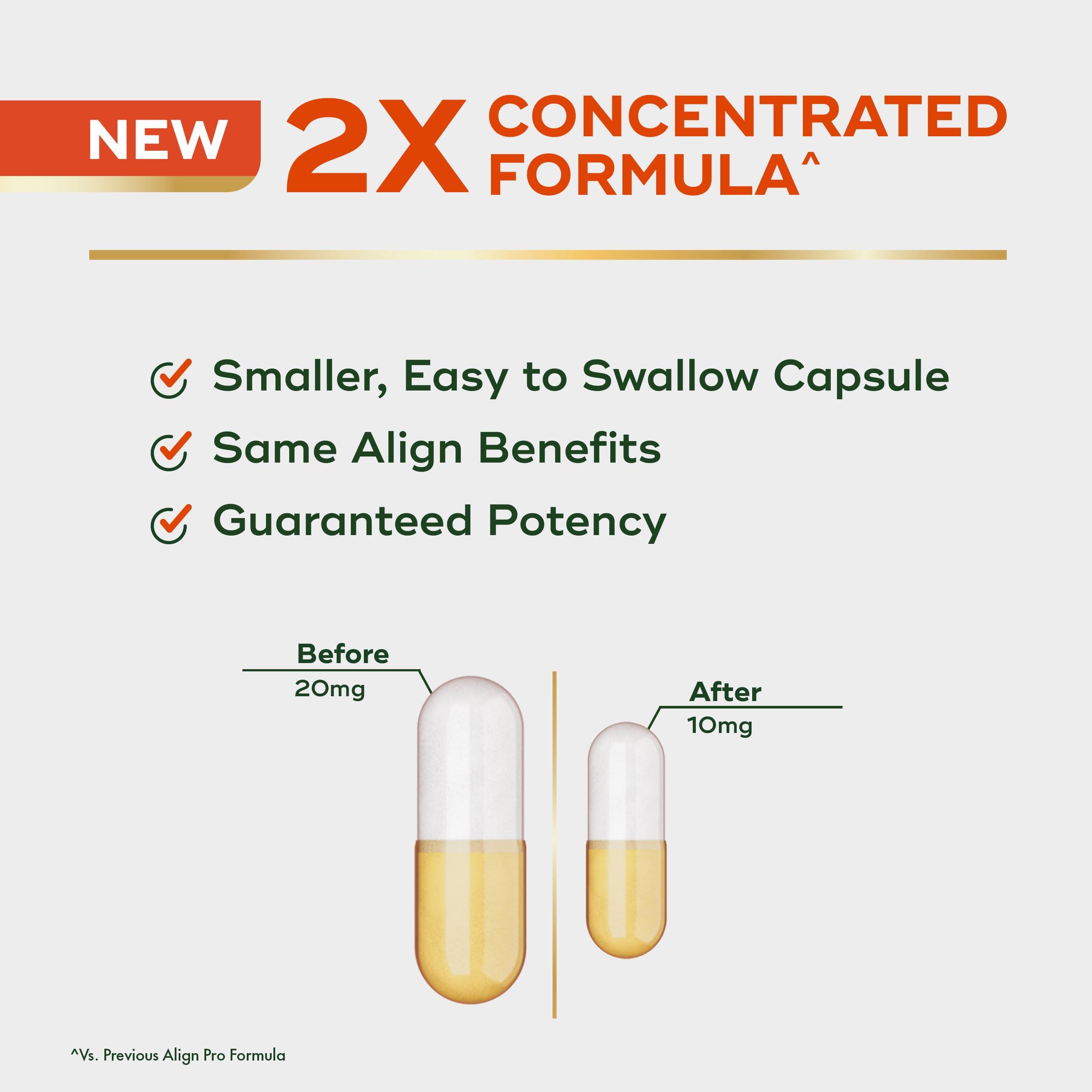 Align Align Probiotic, Pro Formula, Probiotics for Women and Men, Daily Probiotic Supplement, Helps Relieve Occasional Bloating & Gas*, #1 Doctor Recommended Brand, 63 Capsules (Packaging May Vary)