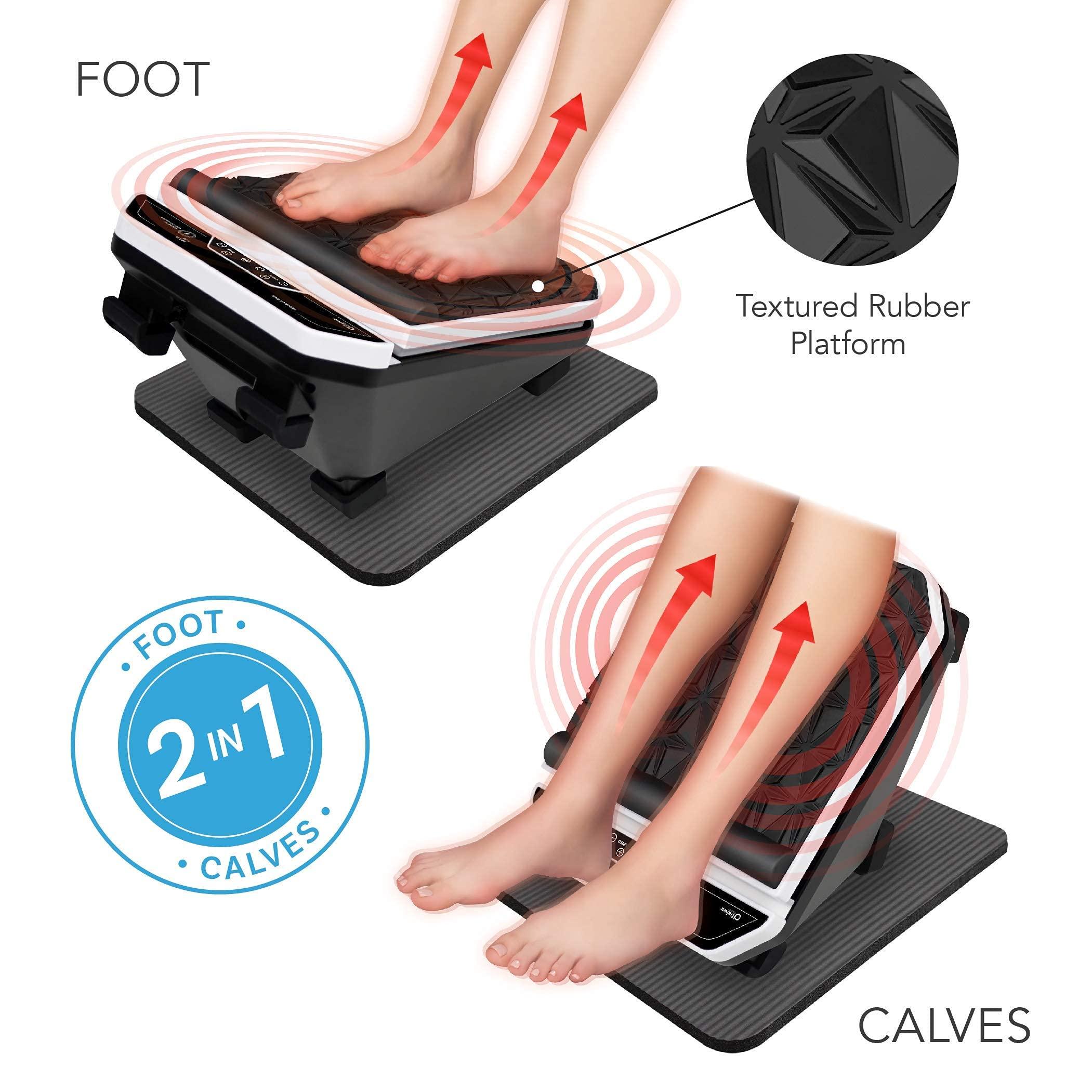 Daiwa Felicity Daiwa Felicity Vibrating Foot Massager Machine with Remote can Help Reduce Neuropathy & Arthritis Pain - Vibration Plate for Electric Foot Massager can Offer Therapeutic Relief from Plantar Fasciitis