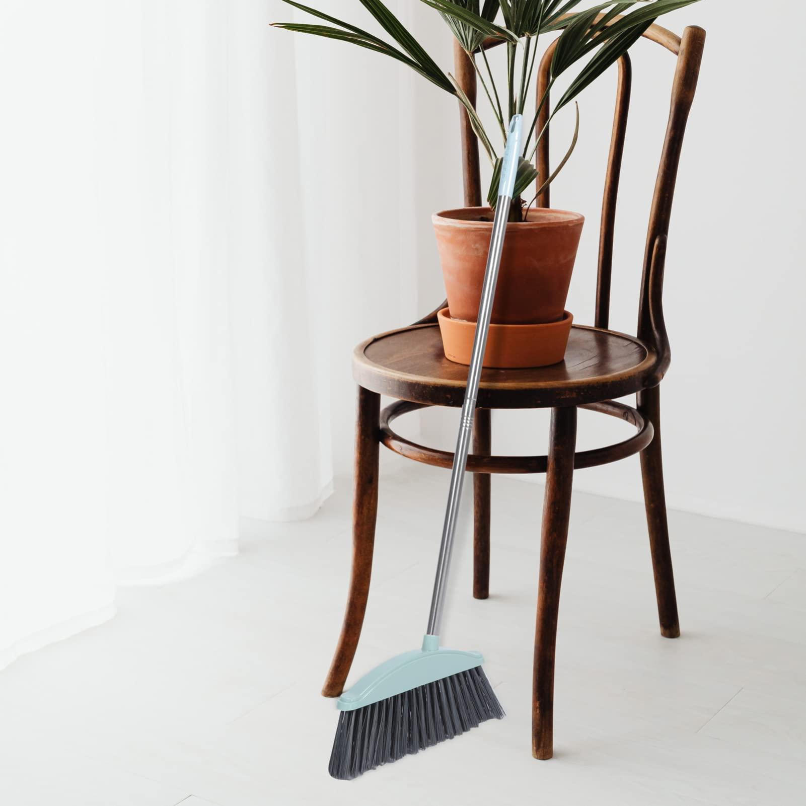 Yardwe Yardwe Indoor Outdoor Broom Floor Cleaning Broom with Long Handle Heavy- Duty Household Brooms for Home Kitchen