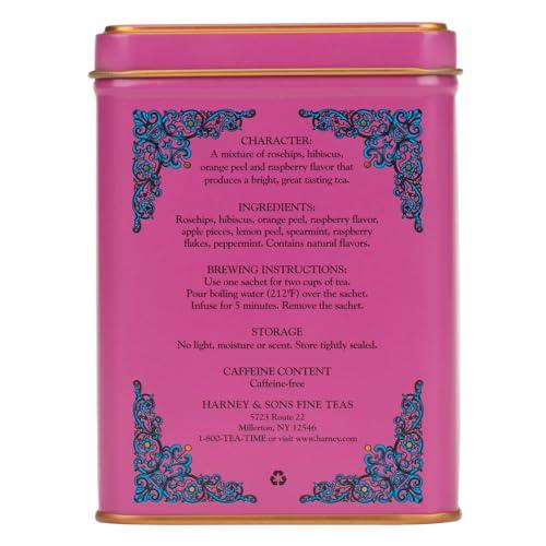 Harney & Sons Harney & Sons Raspberry Herbal, HT Line, 20 sachets