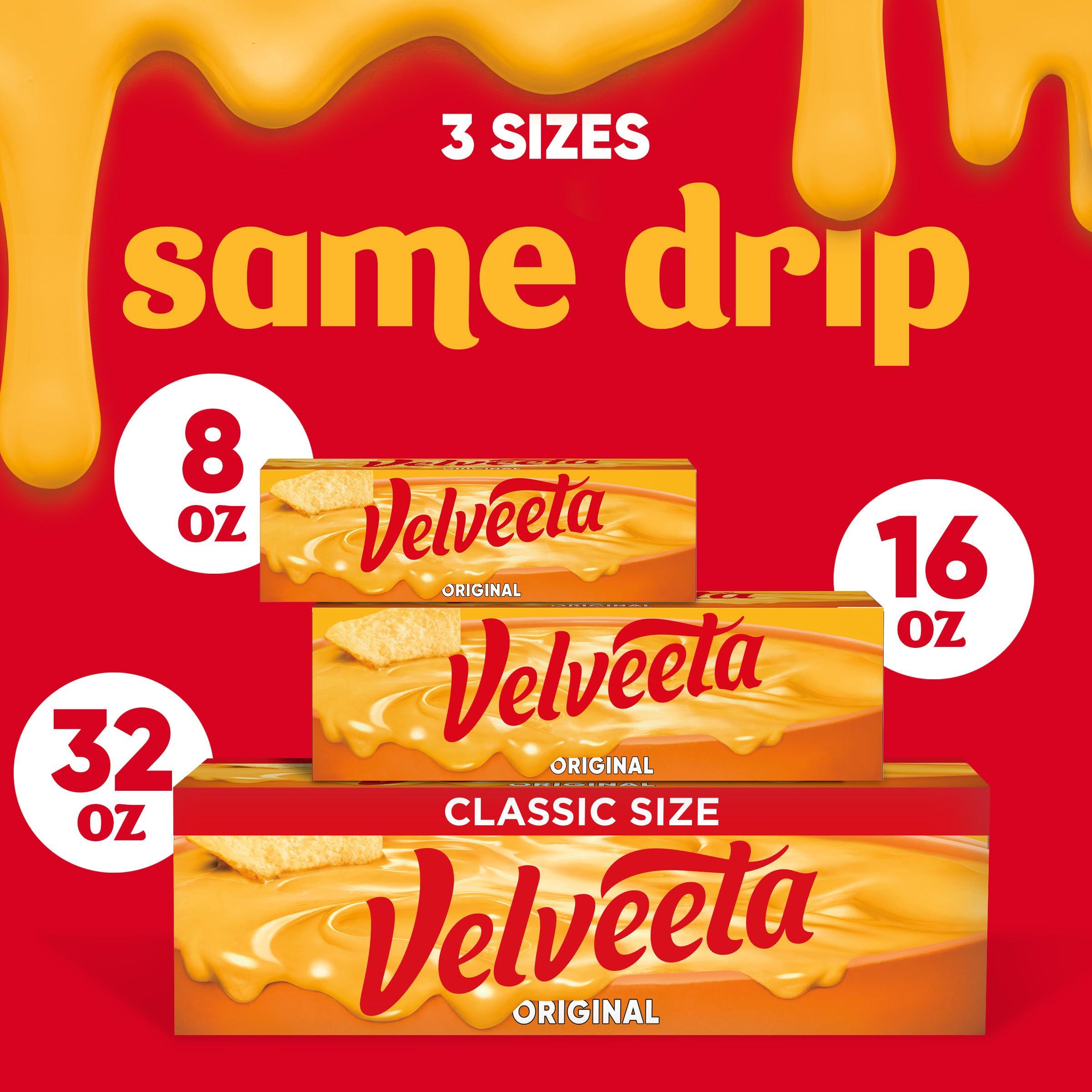 Velveeta Velveeta Original Pasteurized Recipe Cheese Product Classic Size, 32 oz Block
