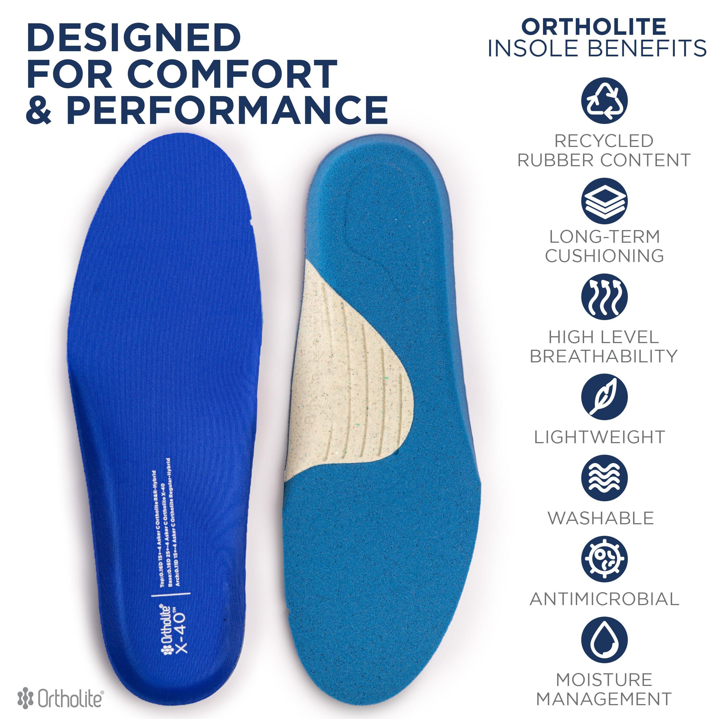 Ortholite Ortholite X40 Performance Cushioning Sole Trim-to-Fit Insert - Designed for The Casual to Elite Athlete Looking for Optimal Rebound Performance, Long-Term Cushioning & All-Day Comfort