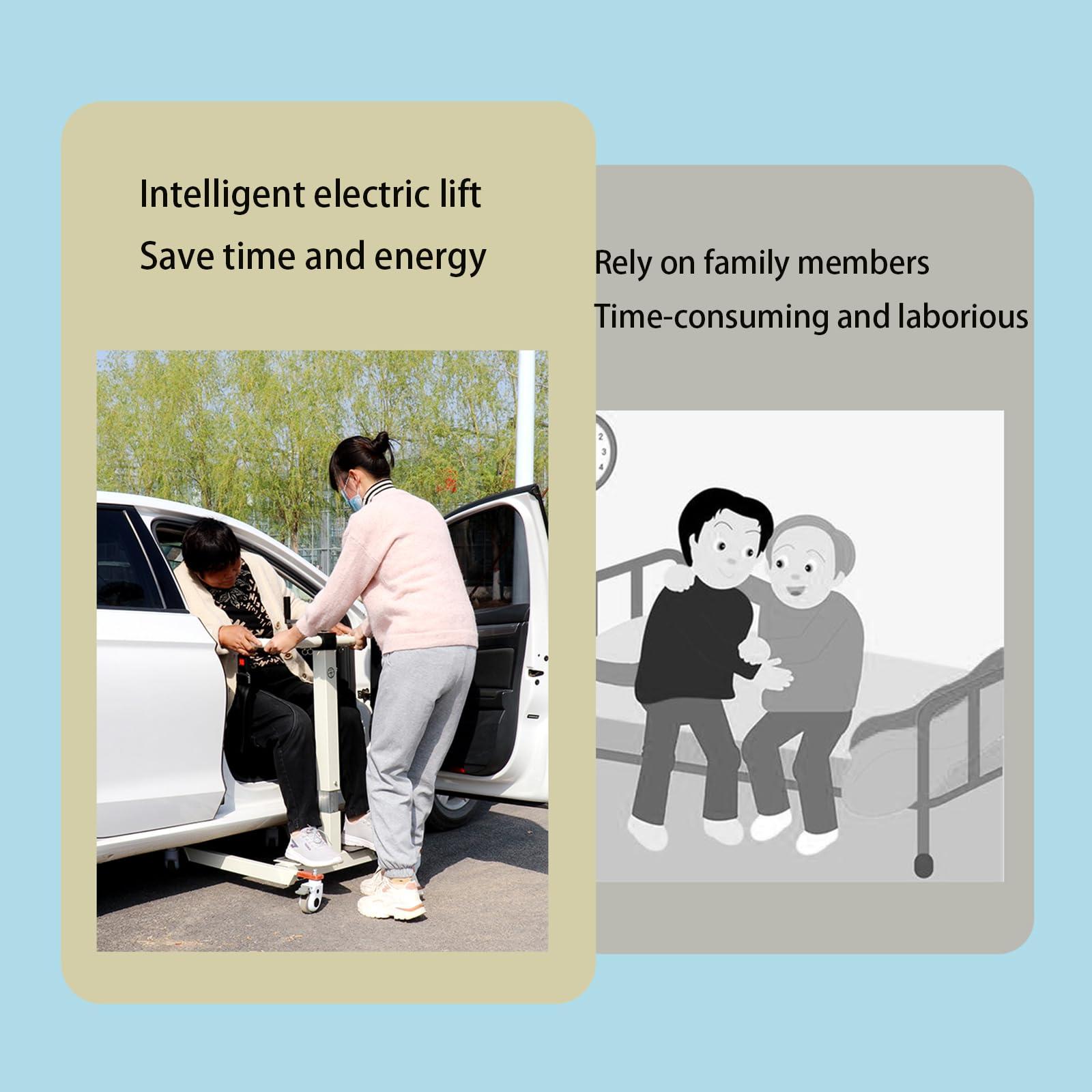 LXURY Patient Lifts for Home Use, Handicap Chair Lift, Portable Patient Lift, for Elderly Disabled Full Body Patient