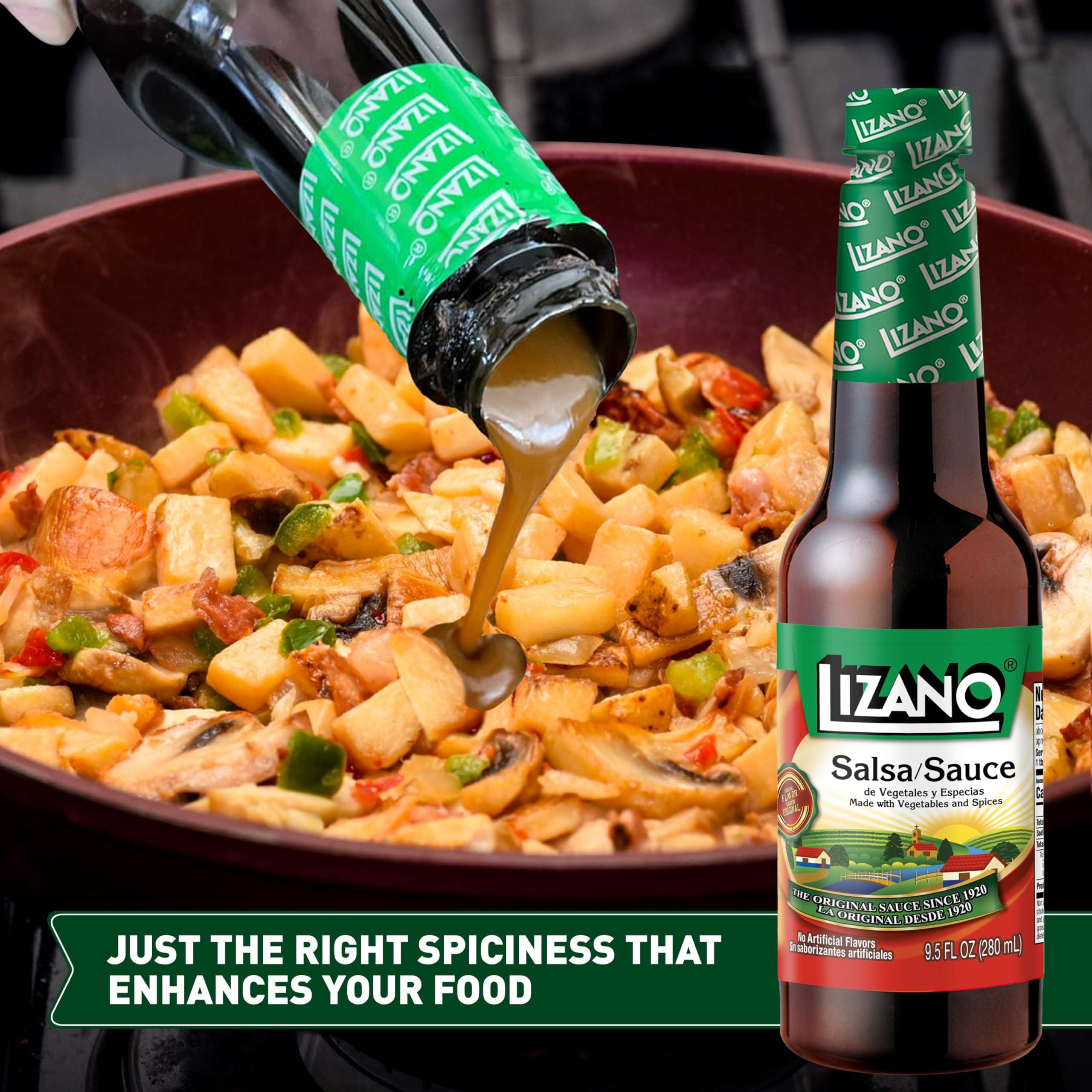 Lizano Lizano Salsa Sauce With Vegetables and Spices, 9.46 fl oz (Pack of 2)