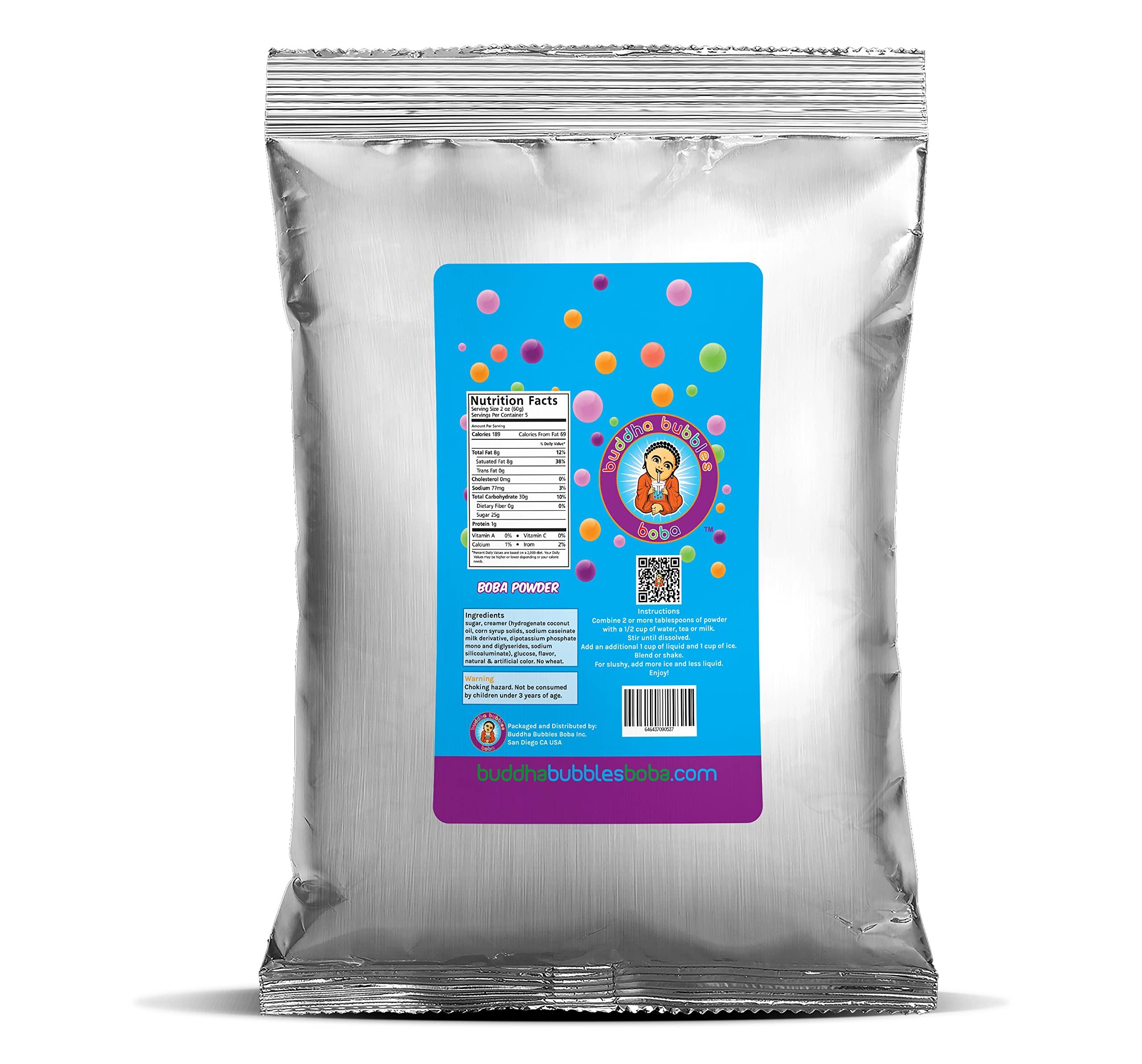 Buddha Bubbles Boba BUBBLE GUM Boba Bubble Tea Drink Mix Powder By Buddha Bubbles Boba (2.2 Pounds / 1 Kg)