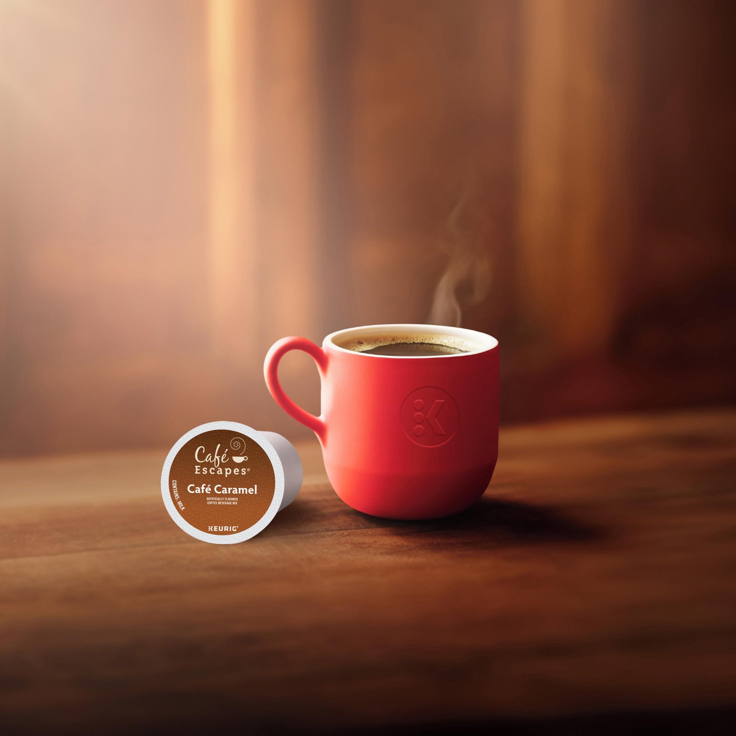 Café Escapes Caf Escapes Caf Caramel, Keurig Single-Serve K-Cup Pods, 24 Count
