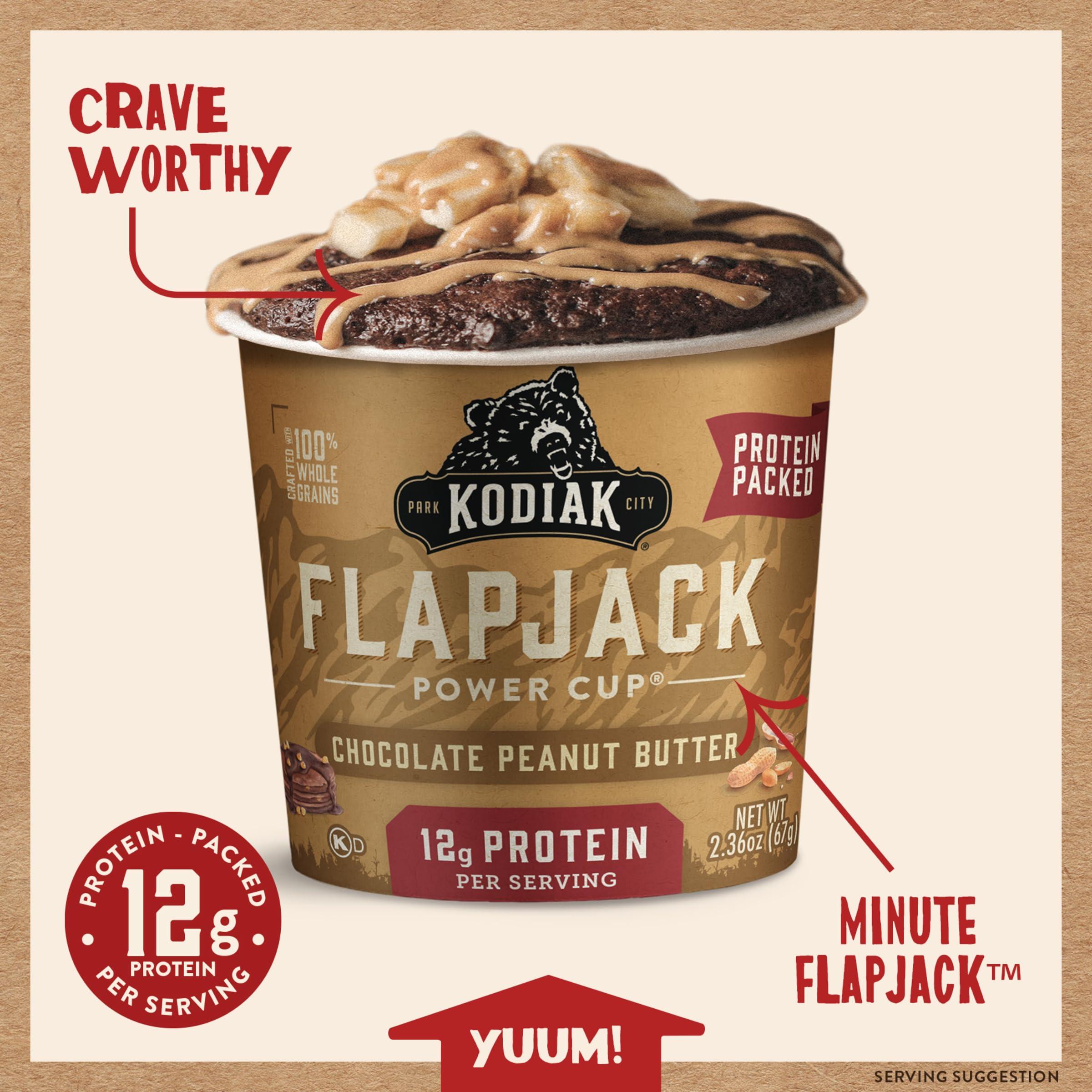Kodiak Cakes Kodiak Cakes Pancake On the Go, Chocolate Peanut Butter, 2.5 Ounce (Pack of 12)