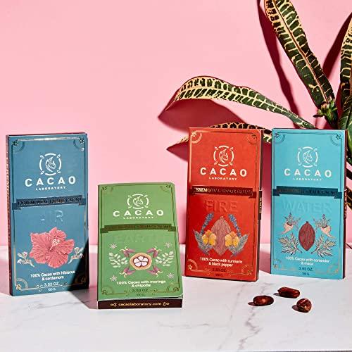 Cacao Lab Single-Origin Ceremonial Cacao | Element Blends Variety Pack | 100% ceremonial-grade cacao blended with functional superfoods