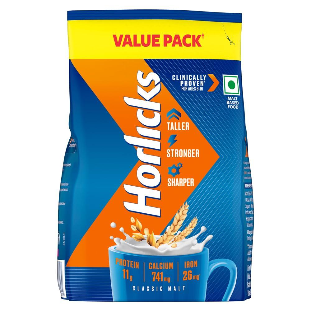 Horlicks Horlicks Health And Nutrition Drink - 750 G Refill Pack (Classic Malt)