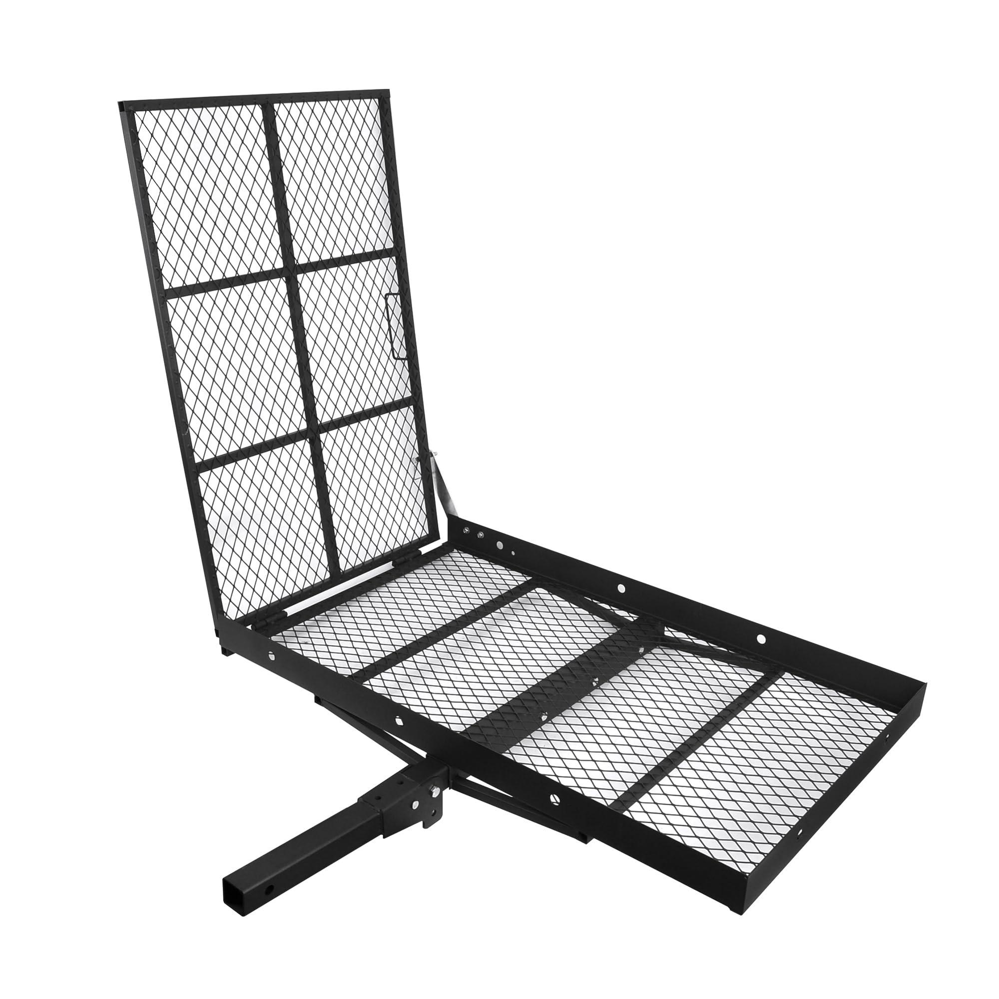 WINMAX TOOLS AUTOMOTIVE Folding Wheelchair Scooter Carrier Rack 250KG Medical Rack Ramp Hitch Mount