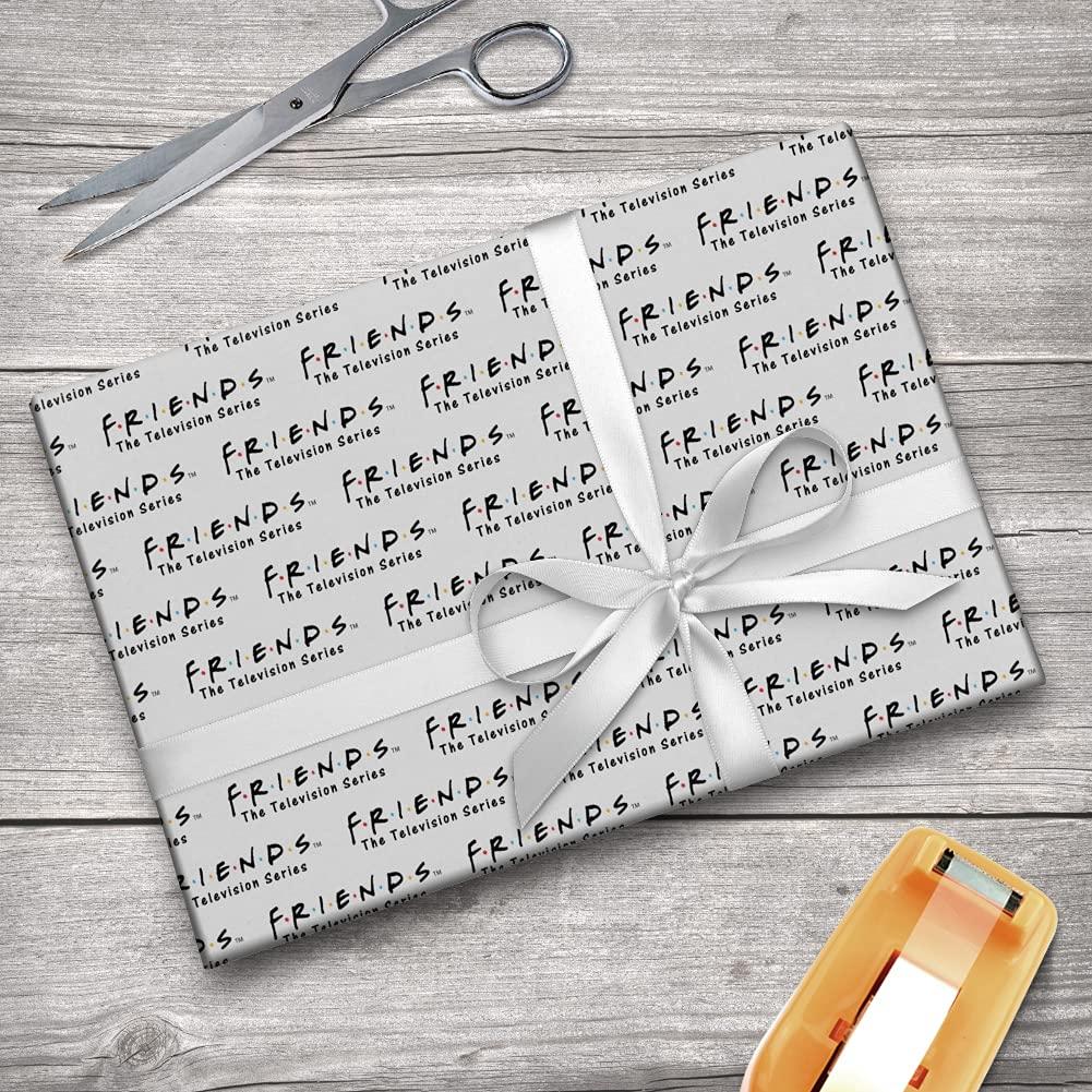 GRAPHICS & MORE GRAPHICS & MORE Friends Logo Gift Wrap Wrapping Paper Rolls