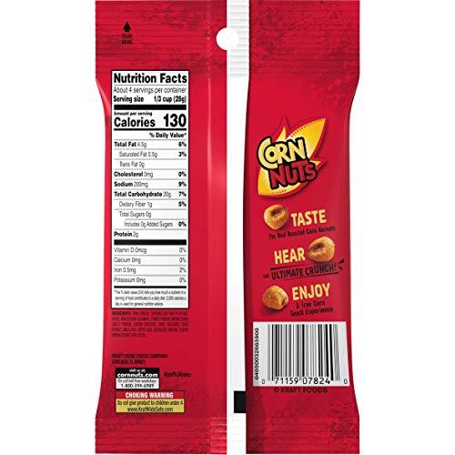 Corn Nuts Corn Nuts Variety Pack 4oz Size (Pack of 5) 1 of Each - BBQ, Ranch, Chile Picante, Original and Jalapeno Cheddar