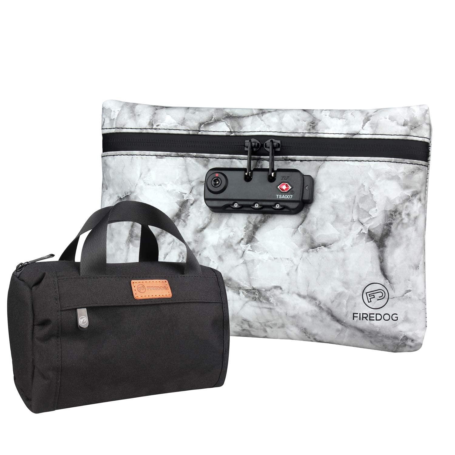 FIREDOG FIREDOG Smell Proof Pouch with Lock with Large Odor Smell Bag (9x4x5 Inch)