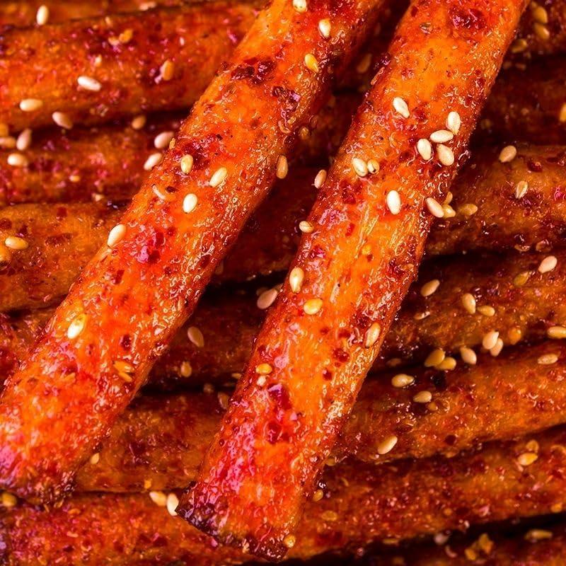 ZAOIAN Latiao Spicy Strips Nostalgia Spicy Small Gluten, Instant Classic hot&Spicy Flavor Chinese Special Snack Food, Ready to eat Delicious Snack, Vegan, 68g/2.39 Ounces per Pack (Slightly Spicy,1 Pack)