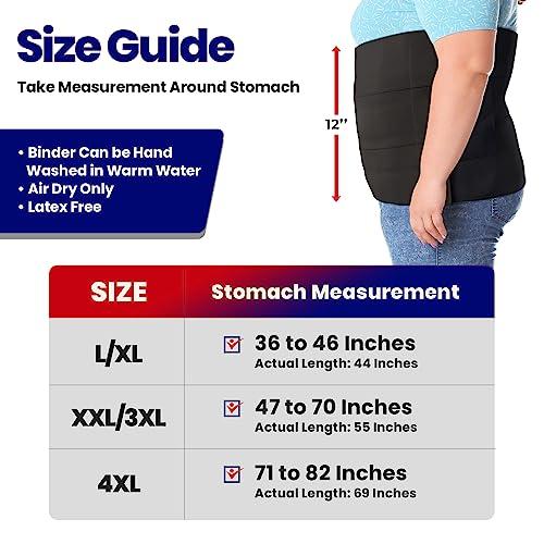 ARMSTRONG AMERIKA ARMSTRONG AMERIKA Wide Abdominal Binder Belly Wrap XXL + Postpartum Belly Band & Belly Wrap XL