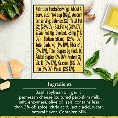 CLASSICO Classico Signature Recipes Traditional Basil Pesto Sauce & Spread (8.1 oz Jar)