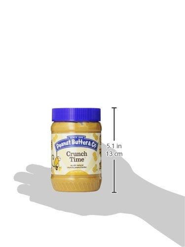 Peanut Butter & Co. Peanut Butter & Co. Crunch Time Peanut Butter, Non-GMO Project Verified, Gluten Free, Vegan, 16 Ounce Jars (Pack of 2)