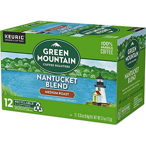 Green Mountain Coffee Roasters Green Mountain Coffee Nantucket Blend Keurig Single-Serve K-Cup Pods, Medium Roast Coffee, 12 Count