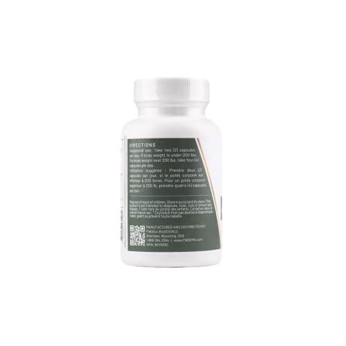 FWGE Rx BioSCIENCE Spermidine Immune Defense and Cellular Health - Fermented Wheat Germ Extract, Vitality Inducer, Holistic, Non-GMO, Gluten-free, Sugar-free, Vegan, Antioxidant, Natural, 60 Capsules