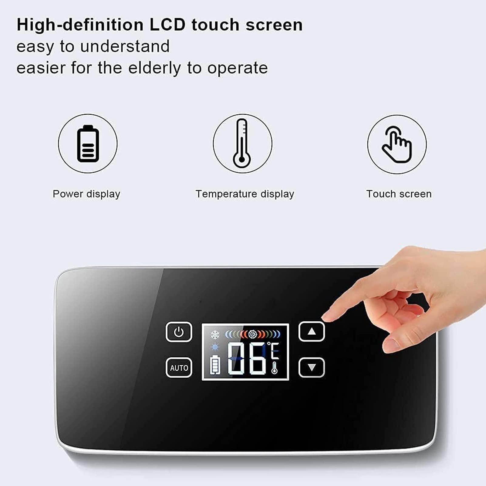 WIKINK WIKINK Portable Insulin Cooler Refrigerated Box, Medicine Fridge and Insulin Cooler, Constant Temperature Reefer Rechargeable LCD Display 2-8, for Home Car Travel Camping Picnic