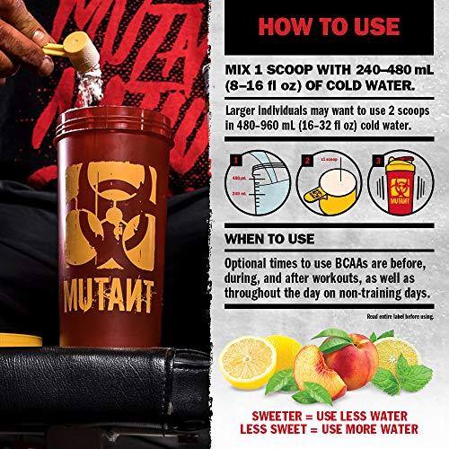 PREMIUM SUPPLEMENTS - EUR Mutant BCAA 9.7 - 348g Fuzzy Peach by Mutant