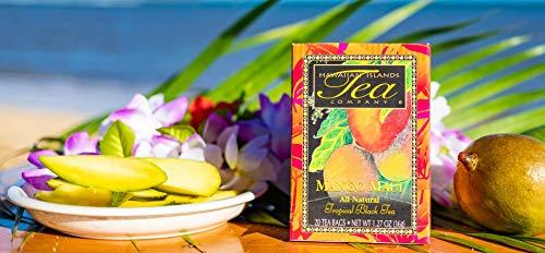 HAWAIIAN ISLANDS TEA COMPANY Hawaiian Islands Tea Company Mango Maui Black Tea, All Natural - 20 Teabags (1 Box)