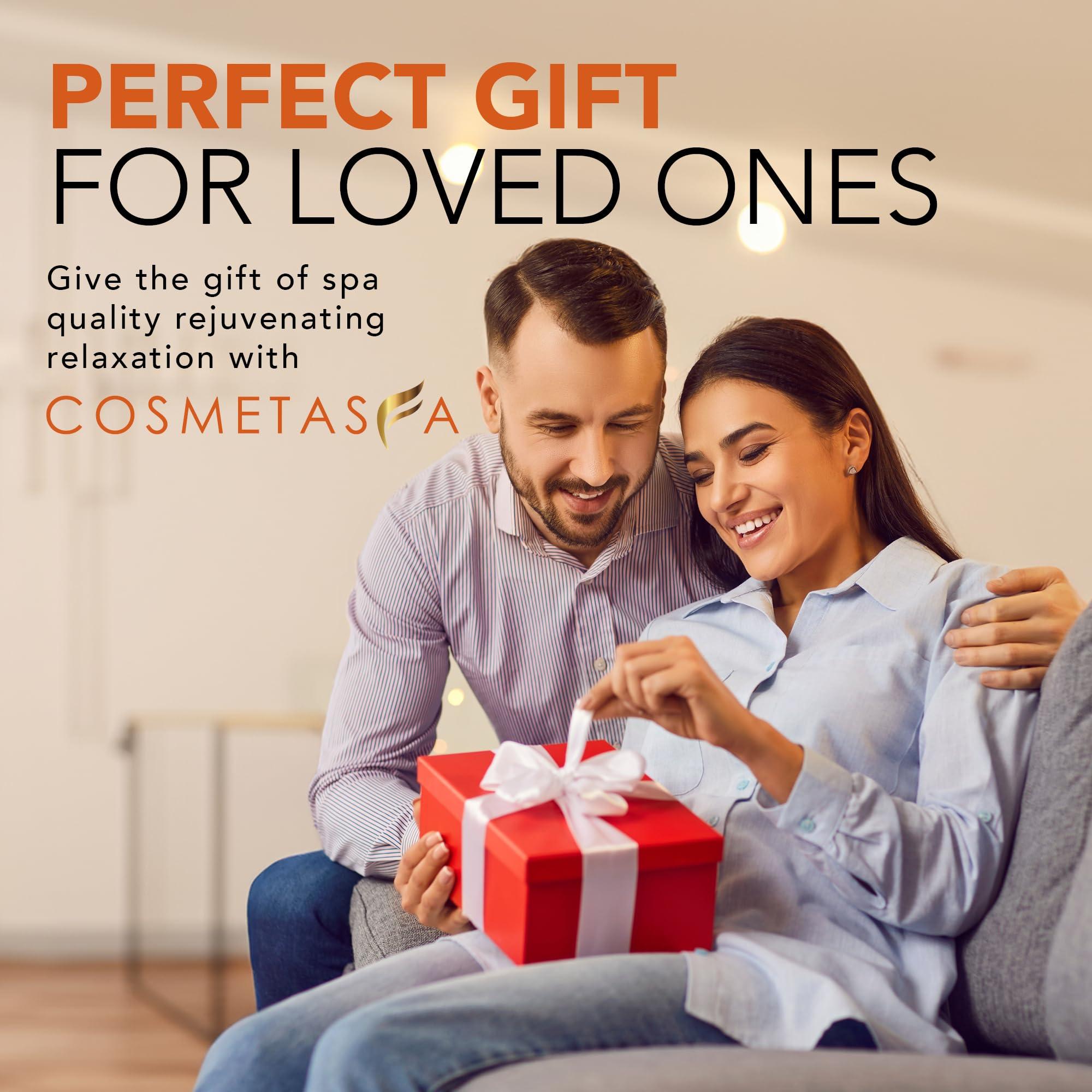 Cosmetasa Cellulite Massage Oil, Gel & Mitt - Natural Hot Cream Massage Gel, Oil & Massager - Firm, Tone, Tighten & Moisturize Skin. Soothes Muscles (16.9 oz)