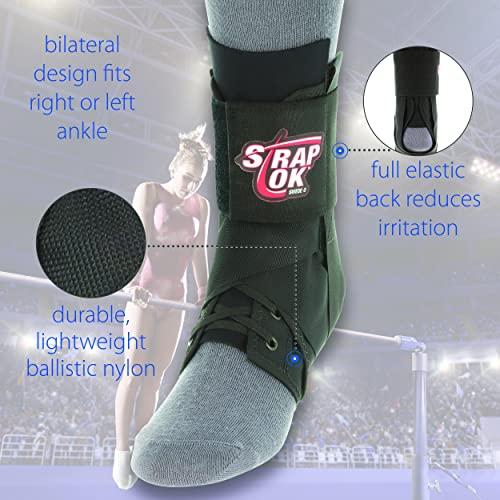 Swede-O Swede-O Strap Lok Ankle Brace, Black, X-Large