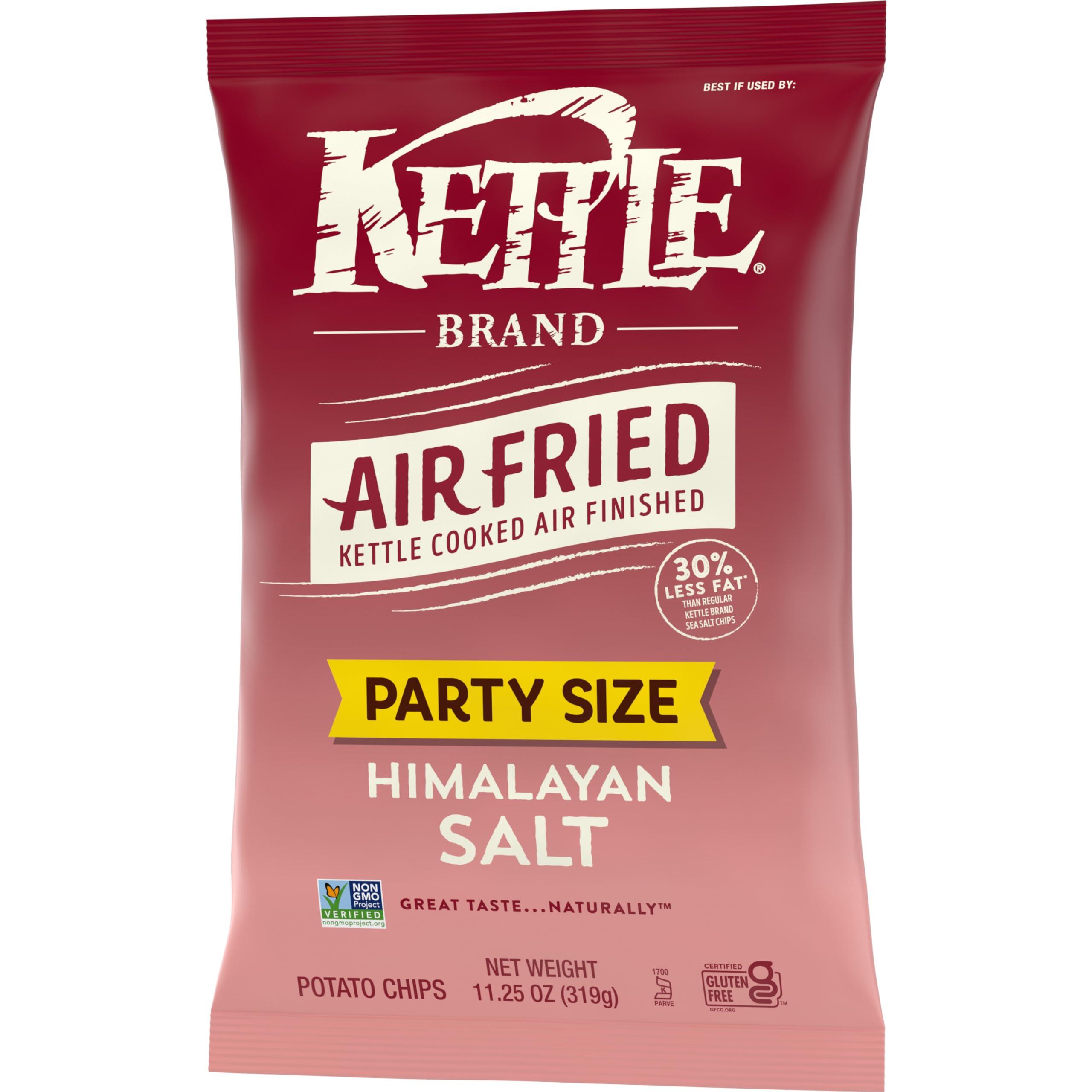 Kettle Brand Kettle Brand Potato Chips, Air Fried Himalayan Salt Kettle Chips, 11.25 Oz Party Size Bag