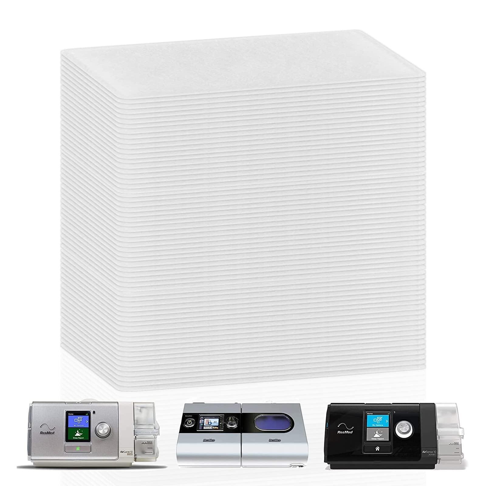 FYYZY 60 Pack CPAP Filters ResMed Airsense 10 Filters ResMed Premium60 Pack Disposable Air Filter Universal Replacement Filter Fits All ResMed Air 10, Airsense 10, Aircurve 10, S9 Series, Airstart and More!