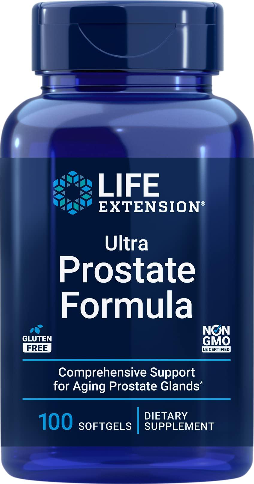 Life Extension Life Extension Ultra Prostate Formula, 100 Softgels, Natural Supplement for Men