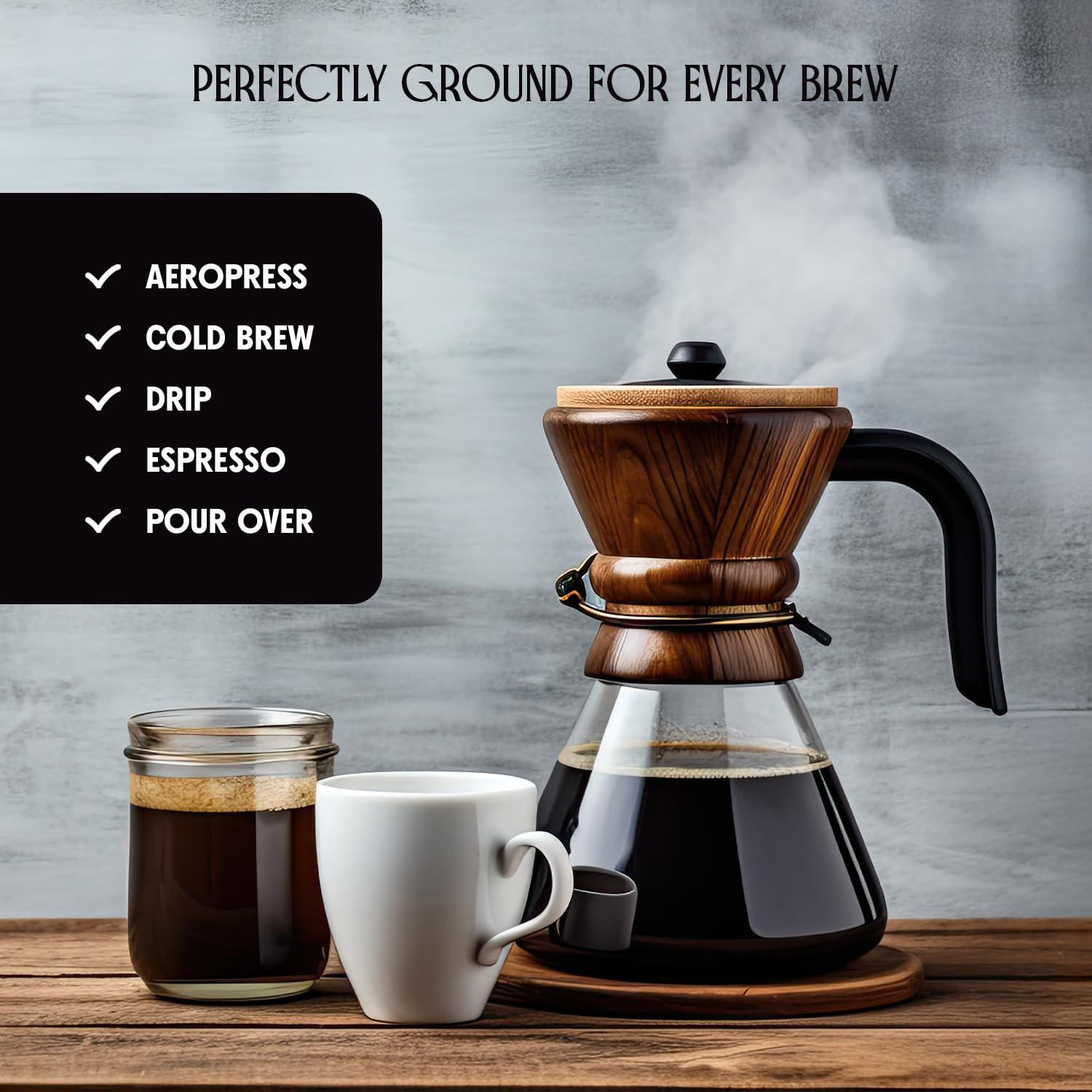 Abbotsford Road Ethiopia Yirgacheffe Coffee Beans, Whole Bean Medium-Light Roast with Stone Fruit, Caramel & Toasted Pie Nuts, Flavored Ethiopian Coffee, Single Origin 35.2 oz (2.2lb) Bag, Perfect for Coffee Enthusiasts