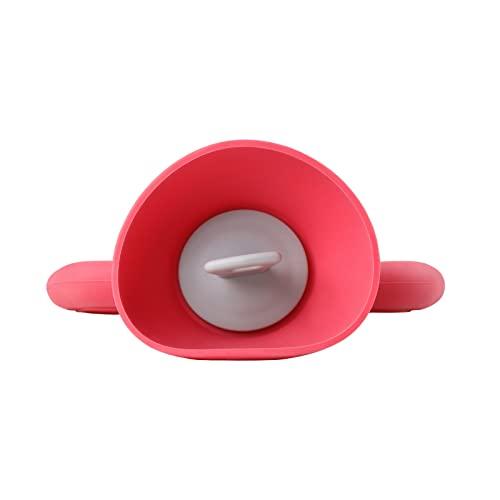 BYVOV BYVOV Silicone Hot Water Bottle,2L BPA Free,Durable Hot Water Bag for Pain Relief for Neck Shoulder,Hot Compress and Heat Therapy,Red