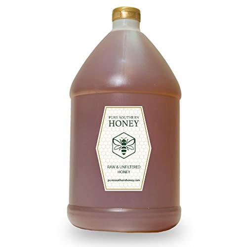 Pure Southern Honey 1 Gallon 100% Raw & Unfiltered Gallberry Honey - American Made by Pure Southern Honey