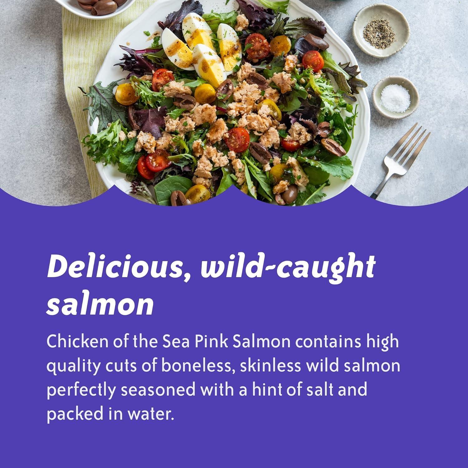 Chicken of the Sea Chicken of the Sea Alaskan Smoked Salmon, 3 Ounce Pouch (Pack of 1), Wild Caught Salmon, Skinless & Boneless