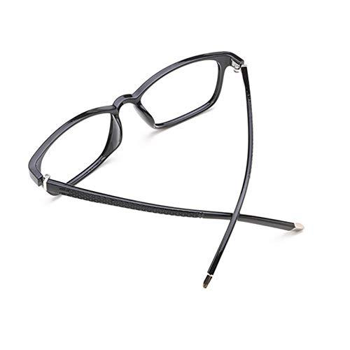 Teerwere Unisex flat glasses Anti Blue Light Blocking Glasses For Unisex Computer Reading Gaming Glasses Lens Blue Light Filter Computer Glasses Classic Rectangle Frame Reading glasses ultra-thin lenses