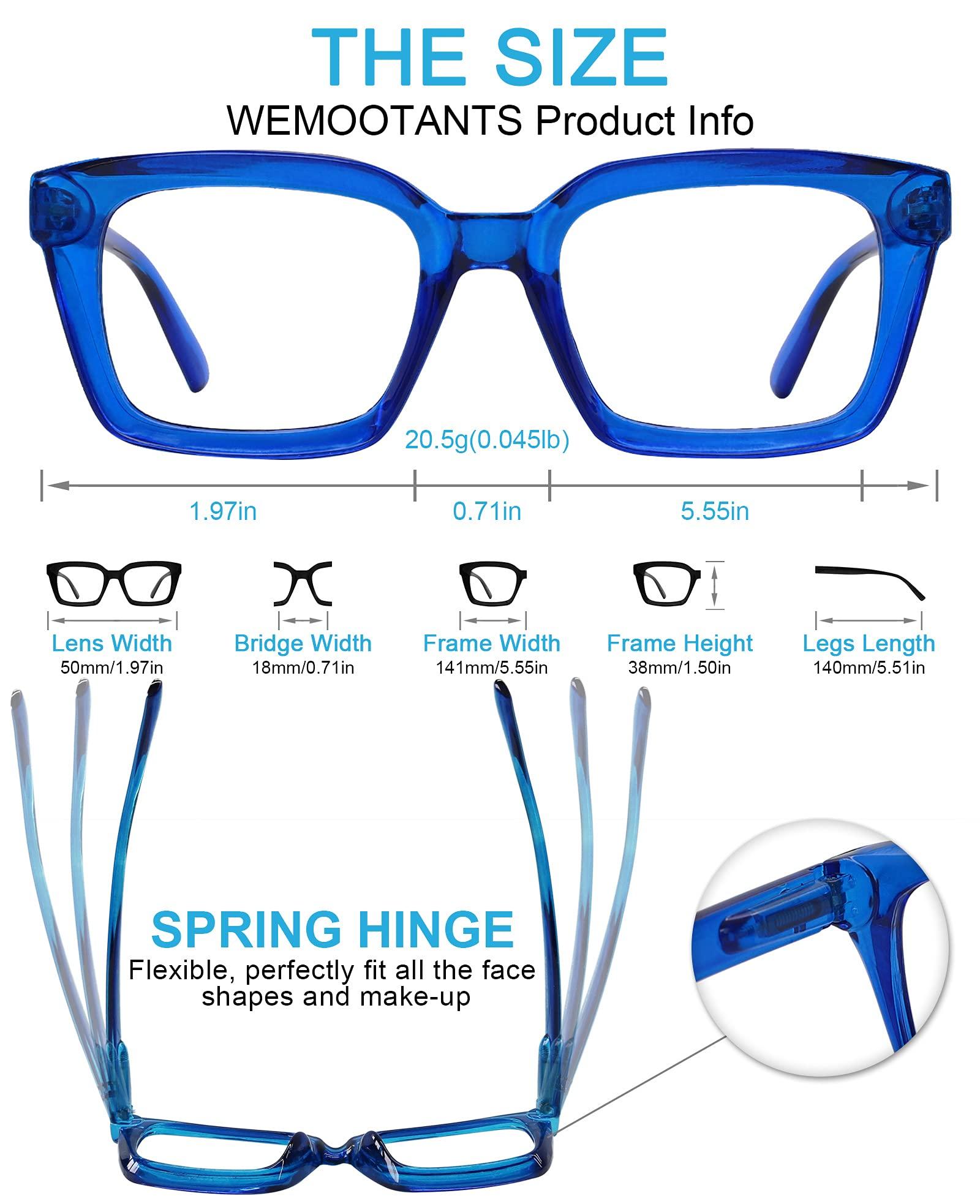 LUR READING GLASSES 7 pack Small Lens Rimless Readers (Silver)