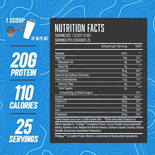 Huge Supplements Huge Supplements Vegan Protein - Superior Plant-Based Protein Powder - 20g Protein Per Serving, Gluten Free, Lactose Free & Non-GMO (Graham Cracker)