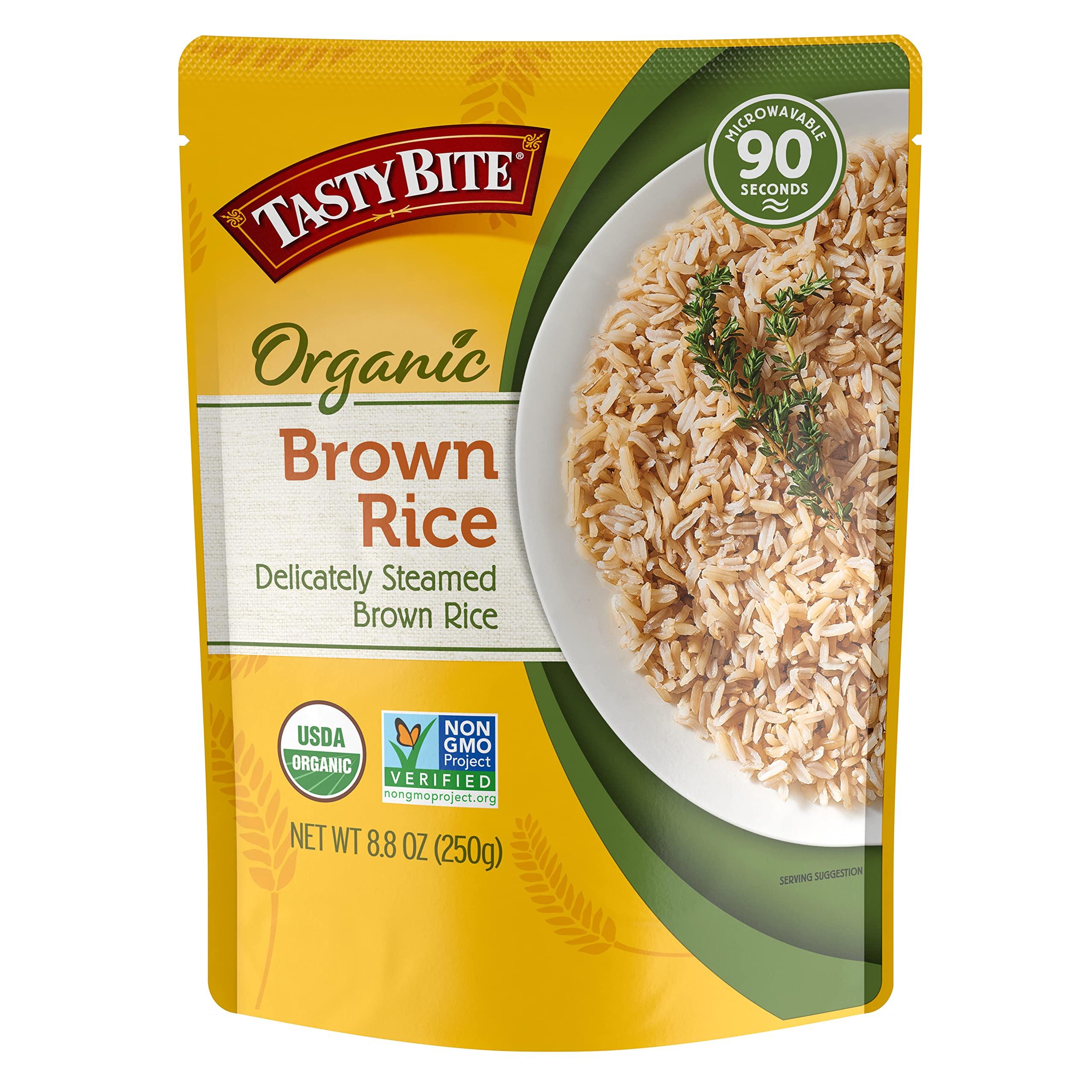TASTY BITE Tasty Bite Organic Brown Rice, 8.8 Ounce, Ready to Eat, Microwavable, Vegan, Gluten-Free