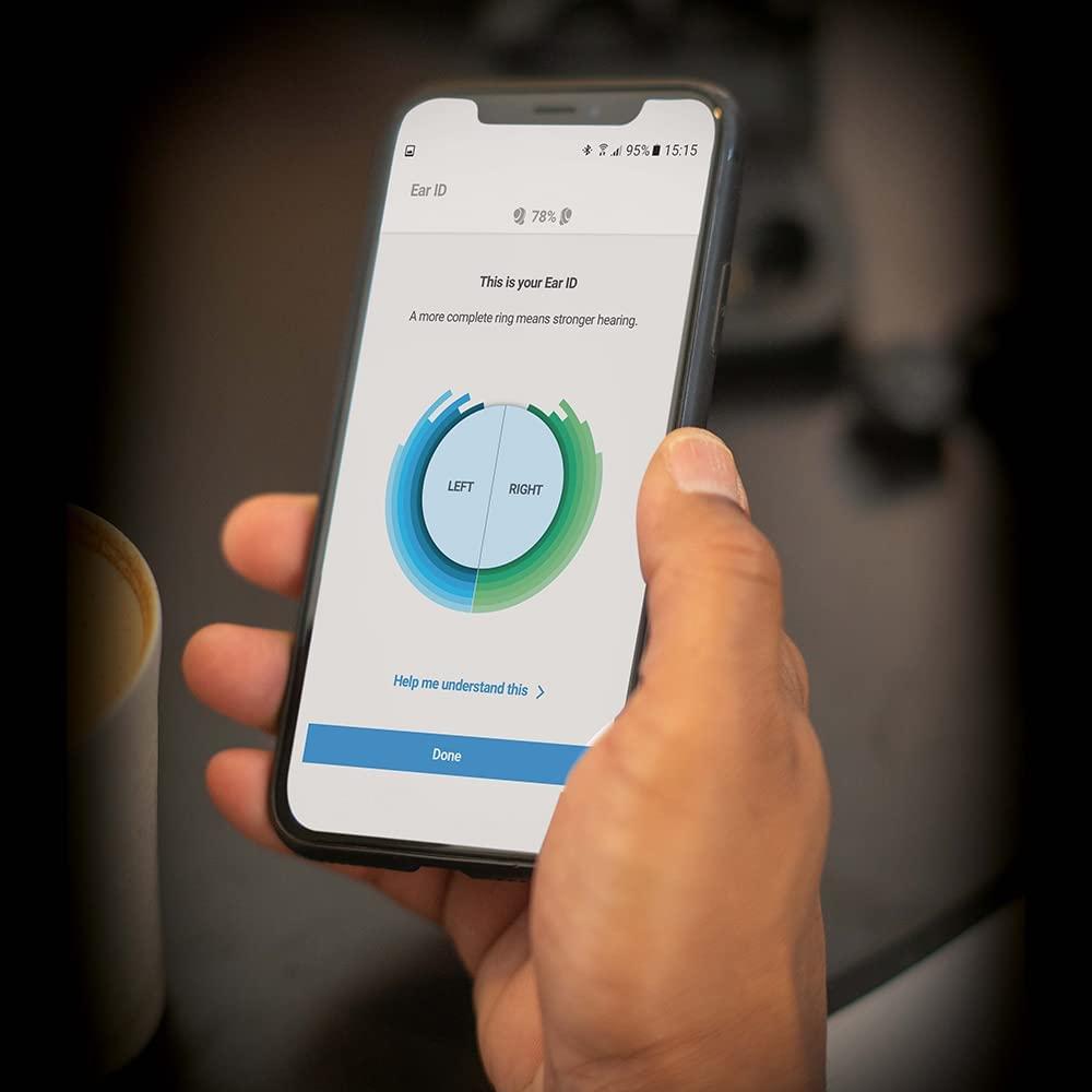 Nuheara IQbuds 2 MAX Hearing Amplifier with Personalization via IQbuds App, 7 Preset Programs, Bluetooth, Rechargeable, Active Noise Cancellation, 1 Pair of Earbuds